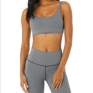 Alo Airtech Micro Houndstooth Bra